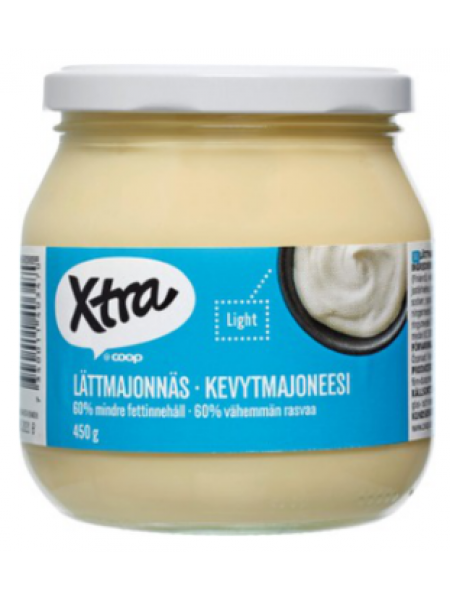 Легкий майонез X-tra Kevytmajoneesi 450г 1%