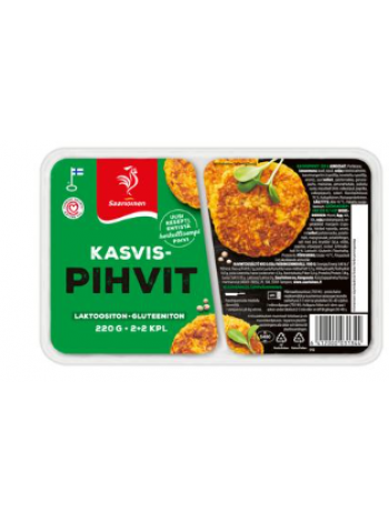 Овощные оладушки Saarioinen Kasvispihvit 220г/4шт