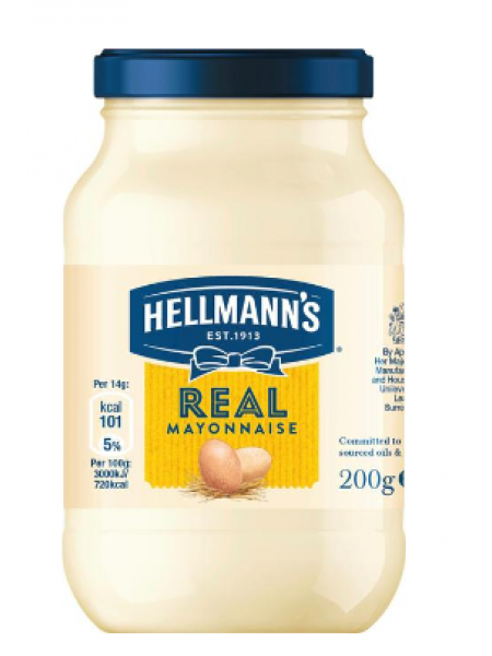 Майонез Hellmann's Real Majoneesi 200 г 