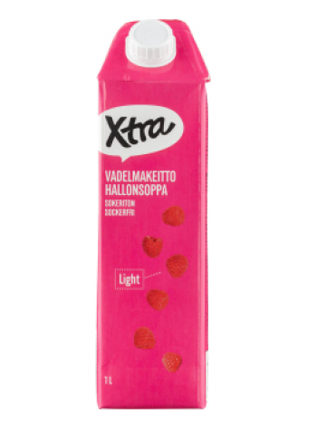 Кисель малиновый  Xtra Vadelmakeitto 1л без сахара