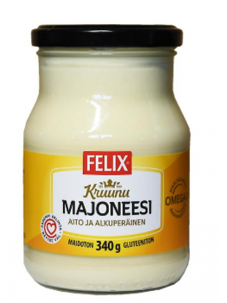 Майонез Felix Kruunu majoneesi 340г в стекле