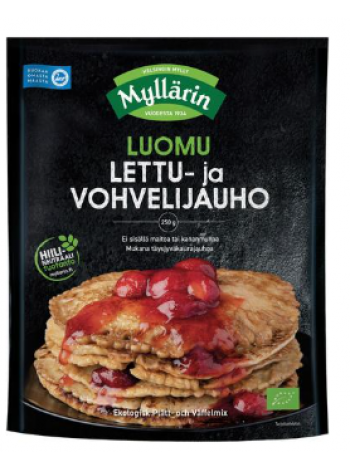 Органическая мука Myllärin Luomu Lettu- ja vohvelijauhe 250г