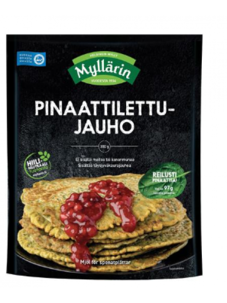 Смесь мучная со шпинатом Myllärin pinaattilettujauhe 300г