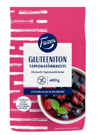Безглютеновый крахмал Fazer Gluteeniton Tapiokatärkkelys 400 г