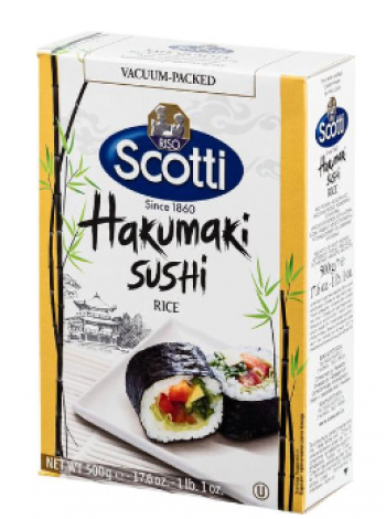 Рис для суши Riso Scotti Hakumaki 500г