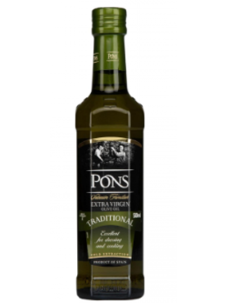 Оливковое масло первого холодного отжима PONS 500 мл