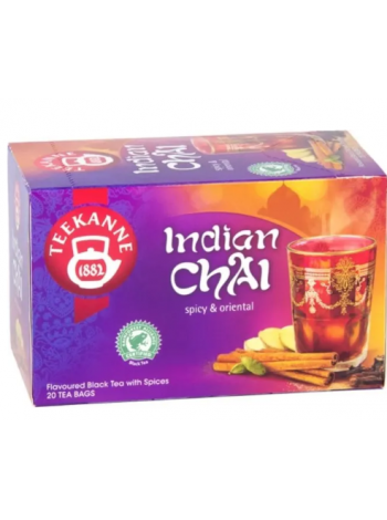Черный чай в пакетиках Teekanne Indian Chai  20шт