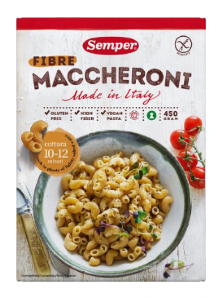 Ракушки без глютена Semper Maccheroni 450 г 