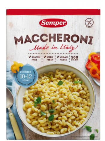 Макароны без глютена Semper Gluteeniton Makaroni 500г