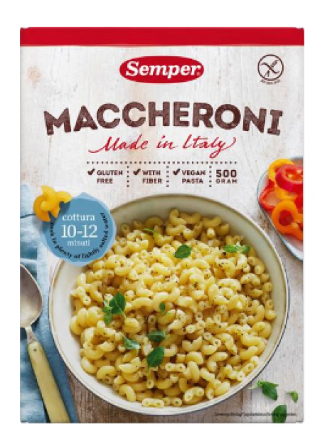 Макароны без глютена Semper Gluteeniton Makaroni 500г
