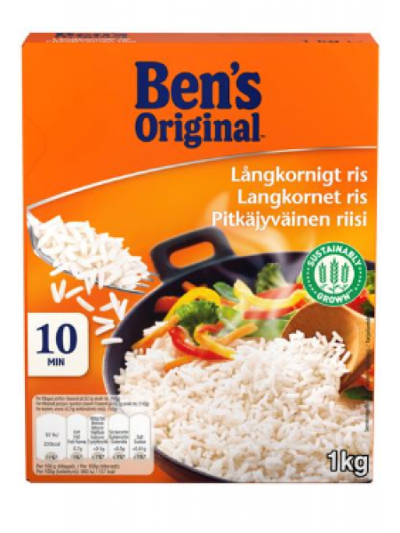 Рис длиннозерный Ben's Original  1кг