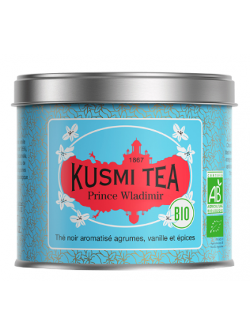 Черный чай со вкусом цитрусовых, ванили и специй Organic Detox Prince Vladimir 100г в ж/б