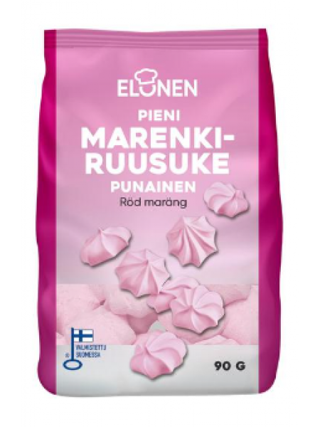 Безлактозное мини безе Elonen 90г розовое 