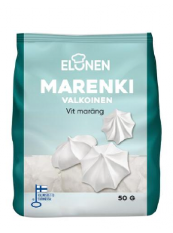 Меренги Elonen laktoositon marenki valkoinen 50г без лактозы