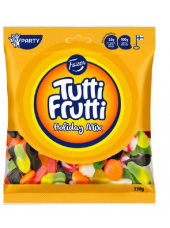 Конфеты жевательные Fazer Tutti Frutti Holiday Mix 350г