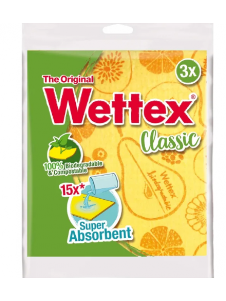 Классические губчатые салфетки Wettex Classic 3шт 