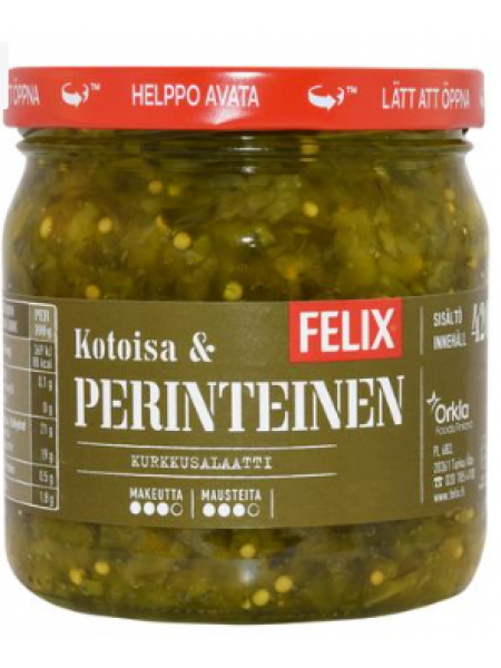 Салат огуречный традиционный Felix perinteinen kurkkusalaatti 420г