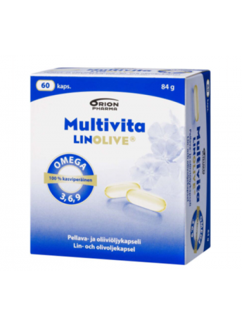 Капсулы с травяным льняным и оливковым маслом MULTIVITA LINOLIVE 60шт