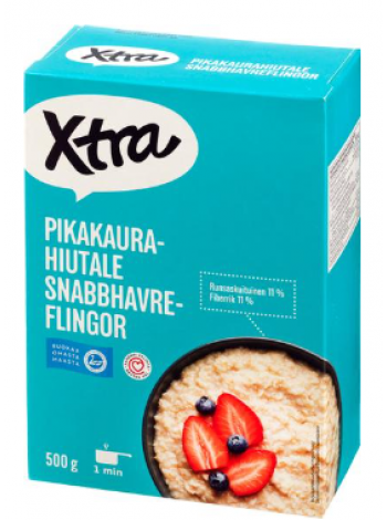 Каша Xtra Pikakaurahiutale 500г овсяная