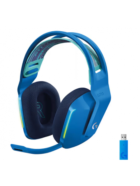 Беспроводные игровые наушники Logitech G733 Lightspeed, синие