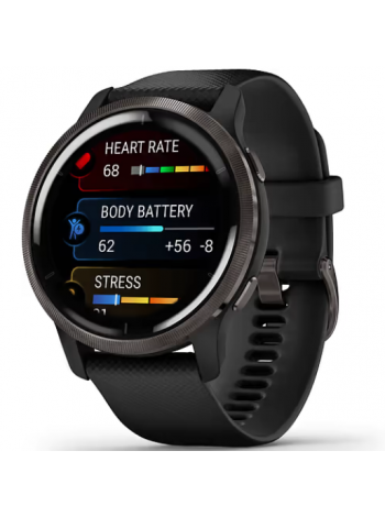 Спортивные часы Garmin VENU 2 GPS черные