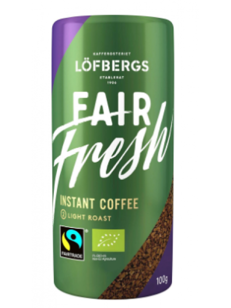 Растворимый кофе Löfbergs Fair Fresh Fairtrade Organic 100 г 
