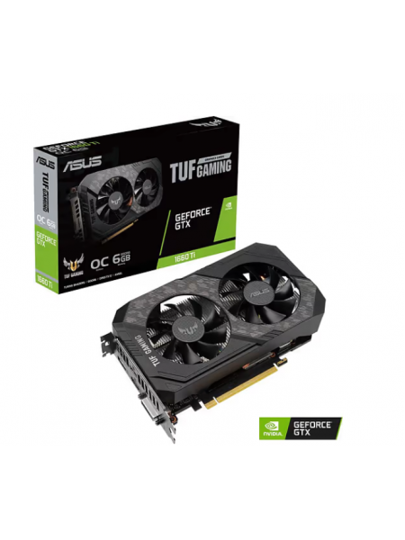 Видеокарта Asus TUF Gaming GeForce GTX 1660 Ti EVO OC Edition для шины PCI-e