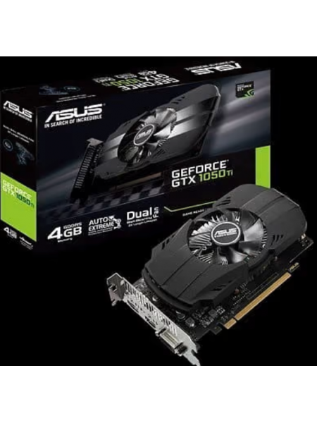 Видеокарта Asus GeForce GTX 1050Ti PH-GTX1050TI-4G 4096 МБ для PCI-e