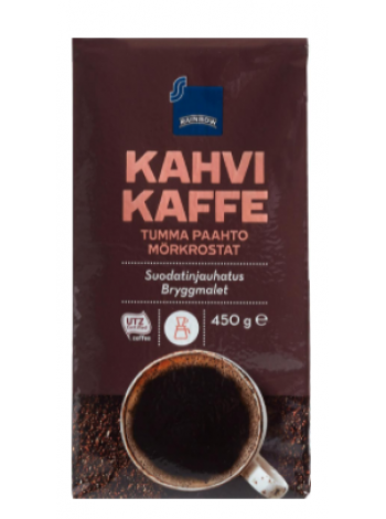 Молотый кофе Rainbow Tummapaahtoinen Kahvi Suodatinjauhatus 450г