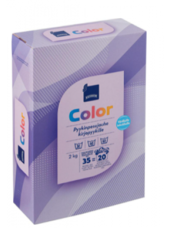 Стиральный порошок Rainbow pyykinpesujauhe kirjopyykille 2,07кг для цветных тканей