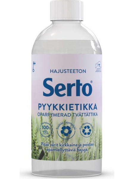 Уксус для стирки Serto Hajusteeton Pyykkietikka без запаха 475мл