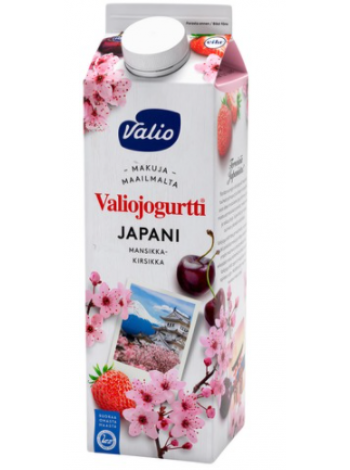 Йогурт Valio Valiojogurtti  Japani 1кг без лактозы