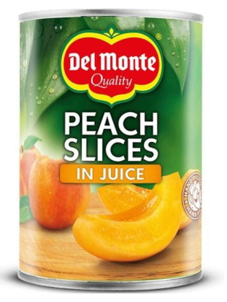 Ломтики персика в соке Del Monte Persikkaviipale mehussa 415г