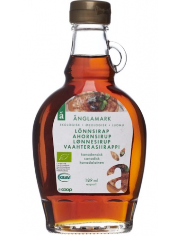 Органический кленовый сироп Änglamark Luomu Vaahterasiirappi 189мл