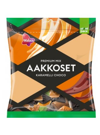 Смесь конфет Aakkoset Malaco Aakkoset Karamelli Choco Makeissekoitus 290г