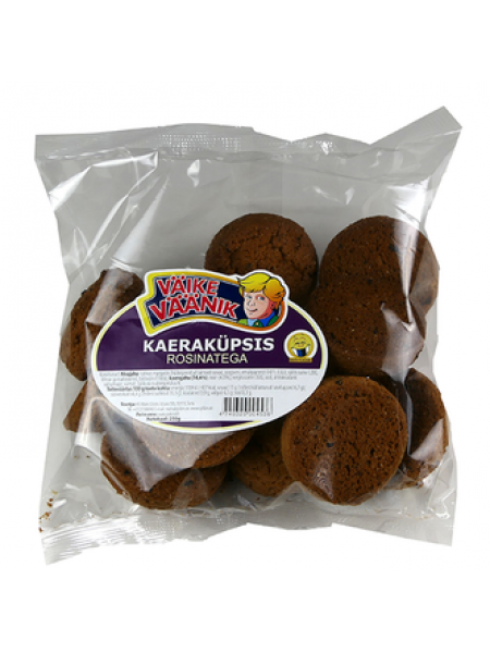 Овсяное печенье с изюмом Väike Väänik 250г