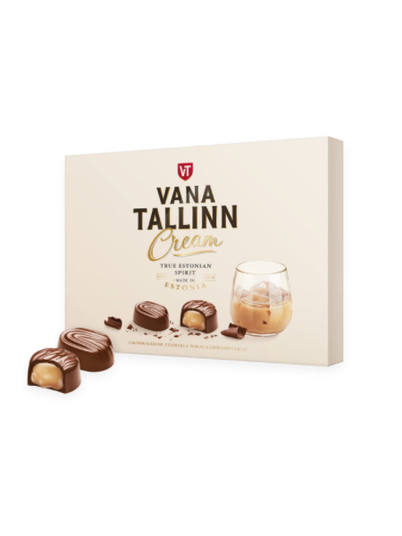 Шоколадные конфеты с начинкой с ликером Tallinn Cream Kalev 122г