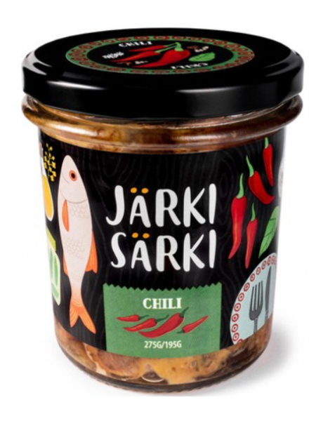 Плотва в рапсовом масле и перцем чили Järki Särk 275/195г