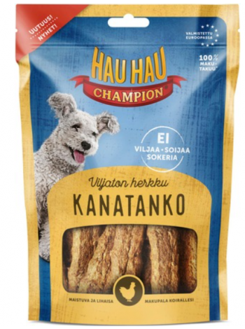 Лакомство для собак Куриные палочки Hau-Hau Champion беззерновое 90г