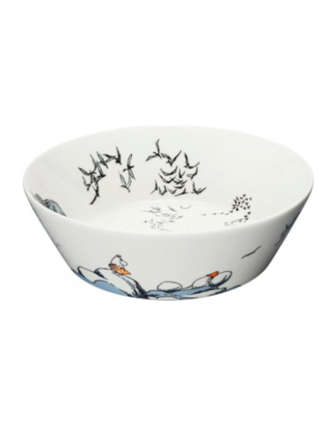 Сервировочная тарелка с муми-троллями Arabia Muumi Tarjoilukulho Alkuperää 23см