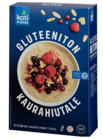 Овсяная каша без глютена Kotimaista gluteeniton kaurahiutale 500 г