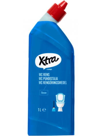 Средство для чистки туалета со свежим ароматом X-tra WC-puhdistaja 1л
