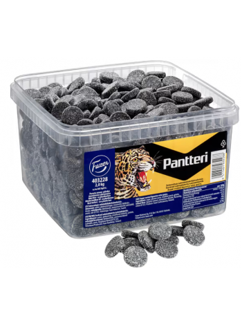 Конфеты с лакрицей Fazer Pantteri 2кг