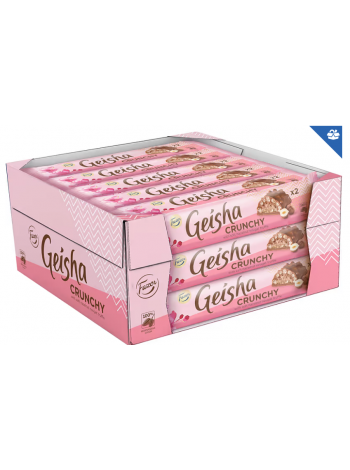 Шоколадные батончики Fazer Geisha Crunchy 50 г 20шт