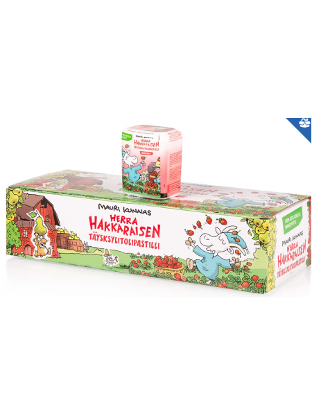 Пастилки Herra Hakkaraisen с ксилитом клубника  55 г х12 шт 