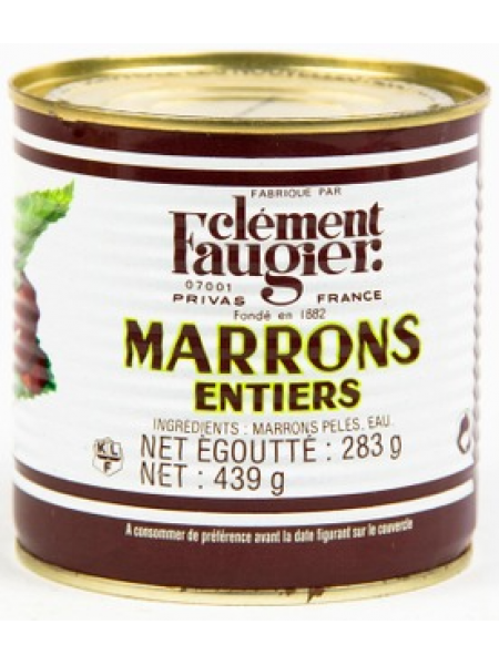 Целые каштаны в воде Clement Faugier kastanjat vedessä 439/283г в ж/б