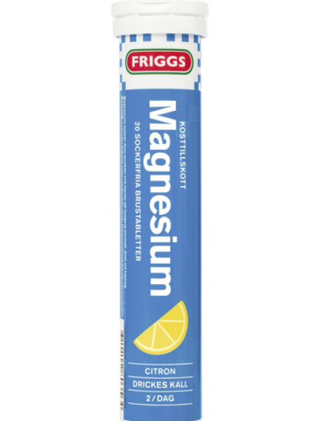 Шипучие витамины Friggs Magnesium 20шт с магнием