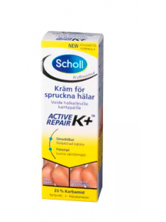 Крем от трещин на пятках SCHOLL Active Repair K+ 60мл
