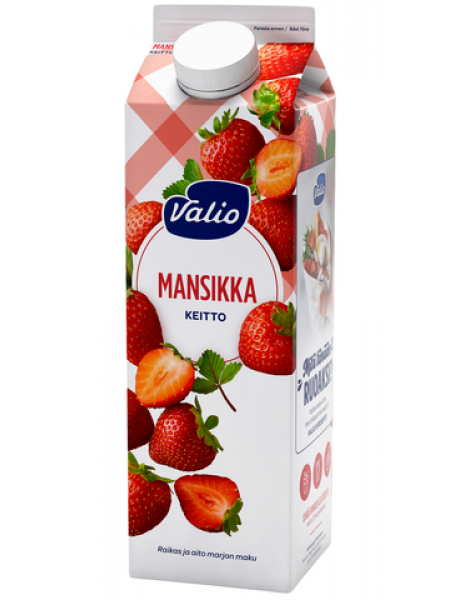 Кисель Valio Mansikka Keitto 1л клубника