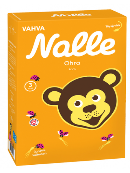 Ячменные цельнозерновые хлопья Nalle Ohra Täysjyvähiutale 700г  
